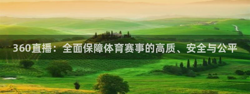 360直播：全面保障体育赛事的高质、安全与公平