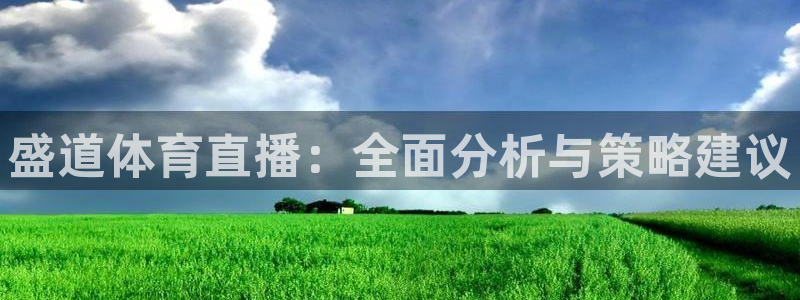 盛道体育直播：全面分析与策略建议