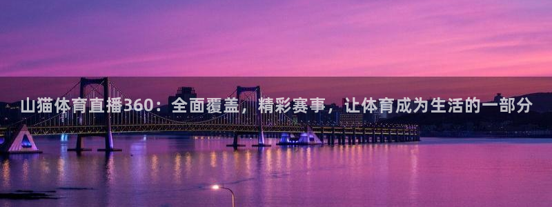山猫体育直播360：全面覆盖，精彩赛事，让体育成为生活的一部分
