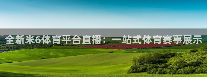 全新米6体育平台直播：一站式体育赛事展示